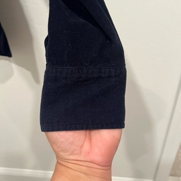 Vince Mens Black Corduroy Button-Up Shirt M - Picture 3 of 6